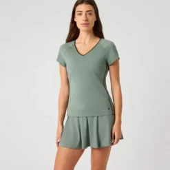Ace V Neck, Padel- och tennis T-shirt dam