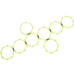 Agility Square Rings set Gul. Fotboll