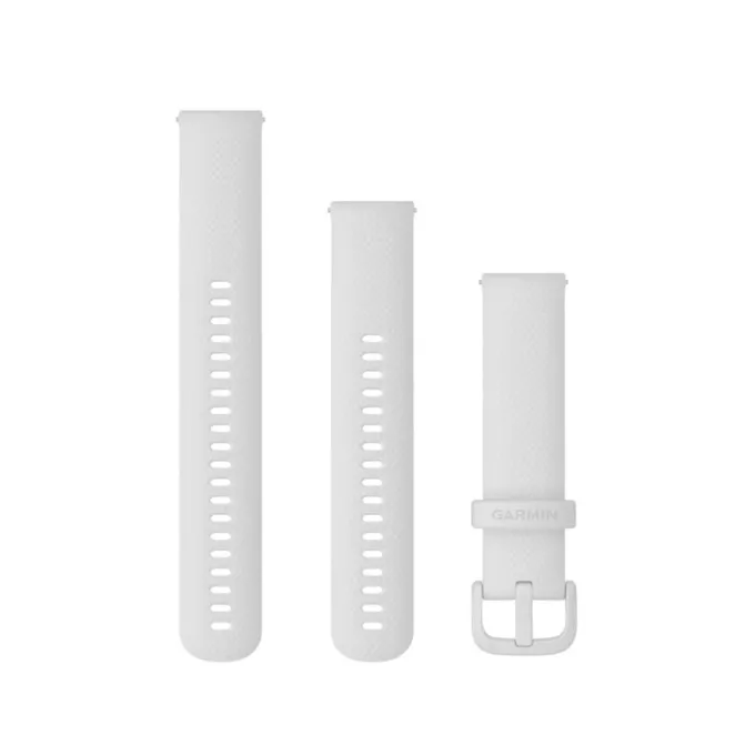 Armband med snabbfäste (20 mm). Dimgrått silikonarmband