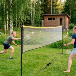 Badmintonnät Höjden Justerbar 500X80 Cm