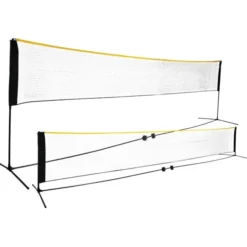 Badmintonnät Höjden Justerbar 500X80 Cm