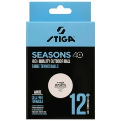 Ball Seasons Outdoor ABS White 12-Pack, Bordtennisbollar