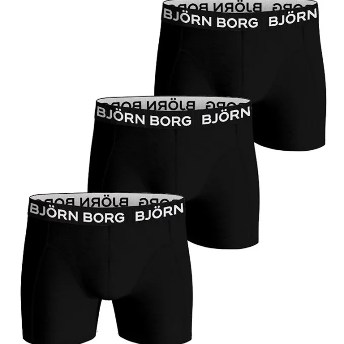 Bamboo Cotton Blend Boxer 3P, Kalsonger herr