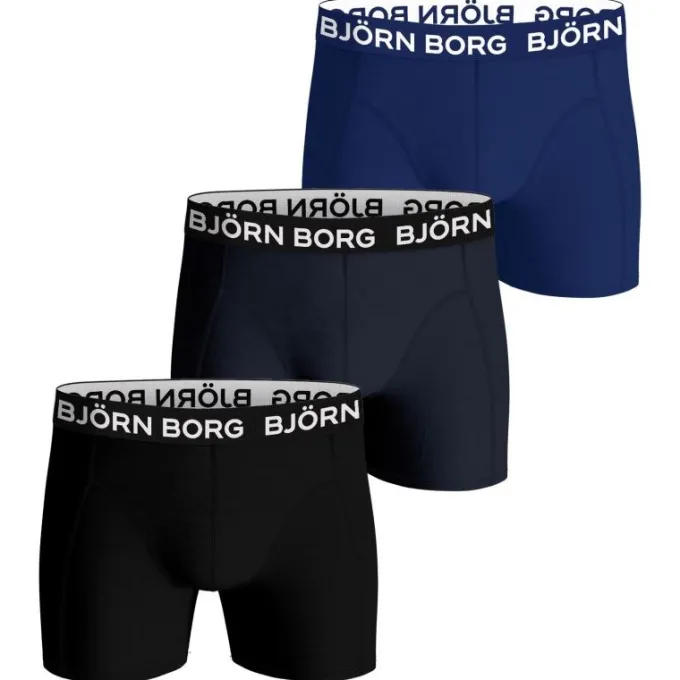 Bamboo Cotton Blend Boxer 3P, Kalsonger herr