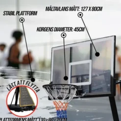 Basketkorg Pro 2.45-3.05M