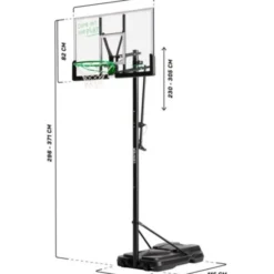 Basketstativ Center Salta 128 x 371 x 210 cm
