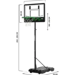 Basketstativ Dribble Salta 83 x 254 x 130 cm