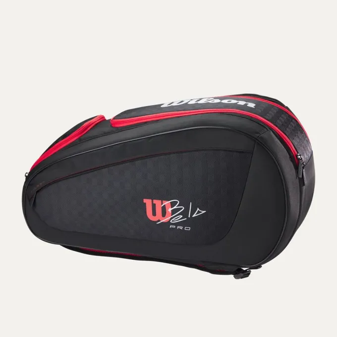 Bela V3 Padel Racket Bag Black/Red, Padelväska