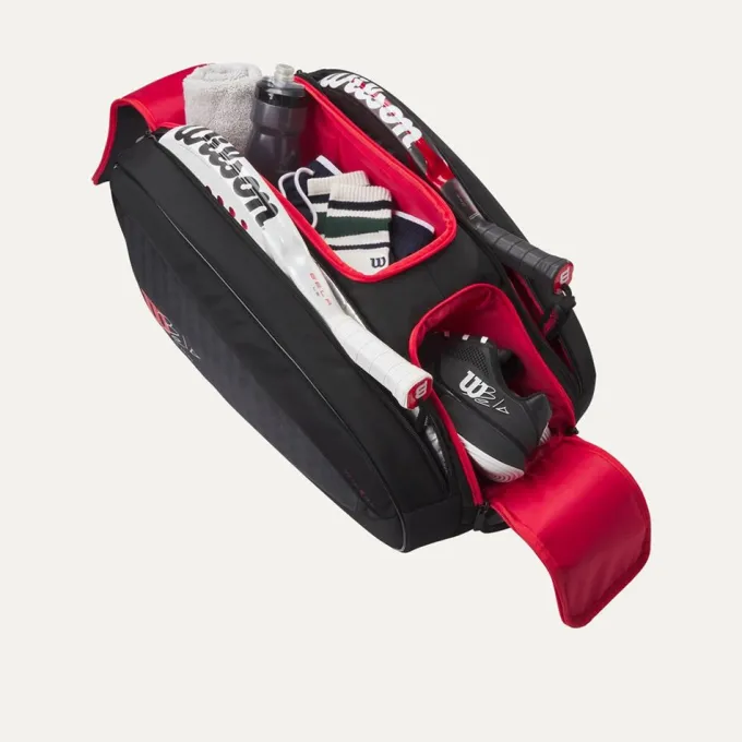 Bela V3 Padel Racket Bag Black/Red, Padelväska