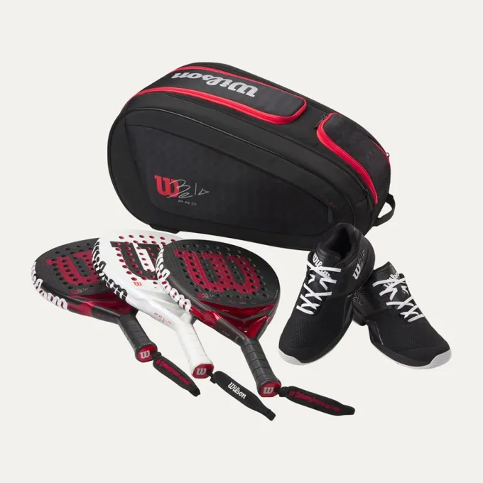 Bela V3 Padel Racket Bag Black/Red, Padelväska