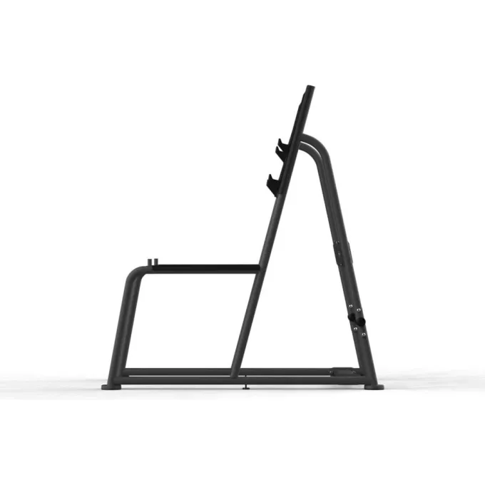 Black 4.0 Squat Rack, Skivstångsställning