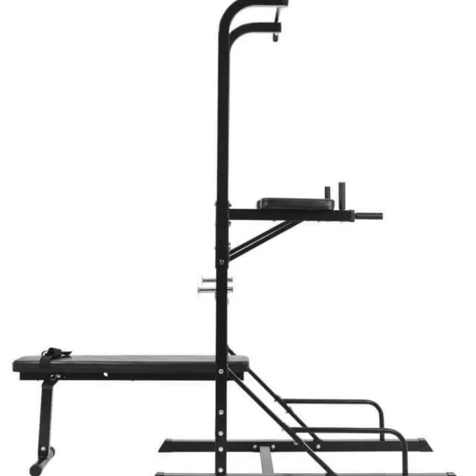 Bänkpress Multistation - Dips Chins, Dipställning