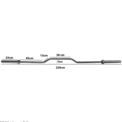 Cambered Bar Type 2, Skivstång