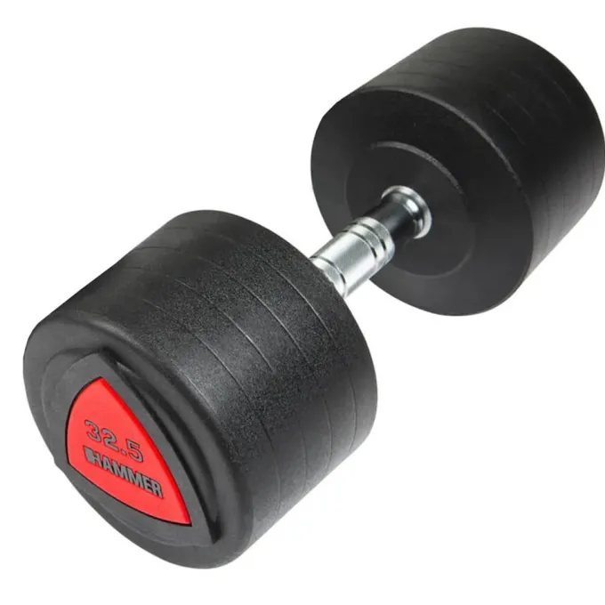 Compact dumbbell PU, Hantlar Gummi