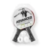 Court Advanced Racket Set With Balls, Bordtennisracket