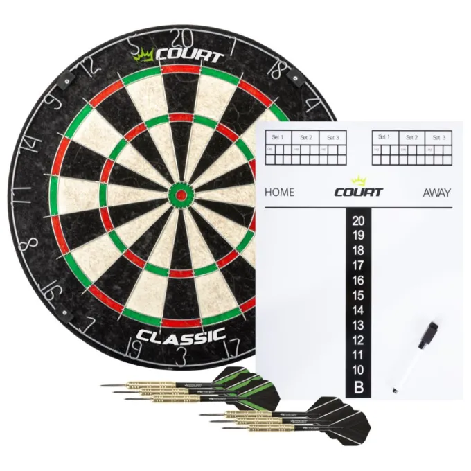 Court Classic Dartboard Set