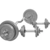 Curlstång Hantlar IRON - 70 kg, Skivstångsset järn