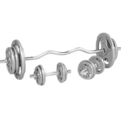 Curlstång Hantlar TRIGRIP Gjutjärn - 70 kg, Skivstångsset järn