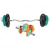 Curlstång Hantlar TRIGRIP 50 mm - 75kg, Skivstångsset gummerade