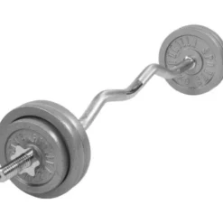 Curlstång IRON - 35kg, Skivstångsset järn