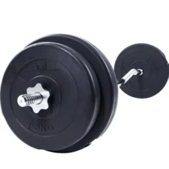 Curlstångspaket E-Series - 30 kg, Skivstångsset plast