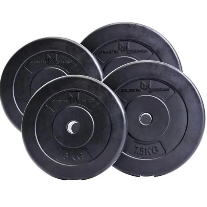 Curlstångspaket E-Series - 30 kg, Skivstångsset plast