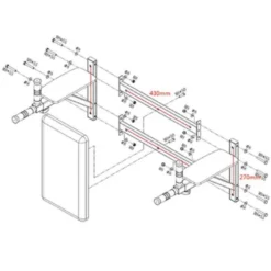 Dips- & magställning - Vägg