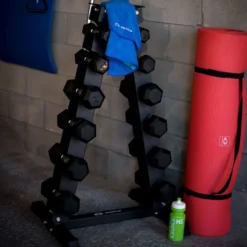 Dumbbellrack 6, Ställning hantlar