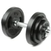 Dumbbell Set Black 20 kg, Hantelset