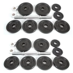 Dumbbell Set Black 30kg (2X Item 6721), Hantelset