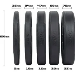 Easy Grip Black, Viktskivor bumper
