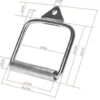 Enhands Kabelhandtag Kort - Par 15cm