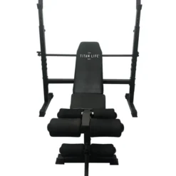 Essential bench ll, Träningsbänk med skivstångsställning