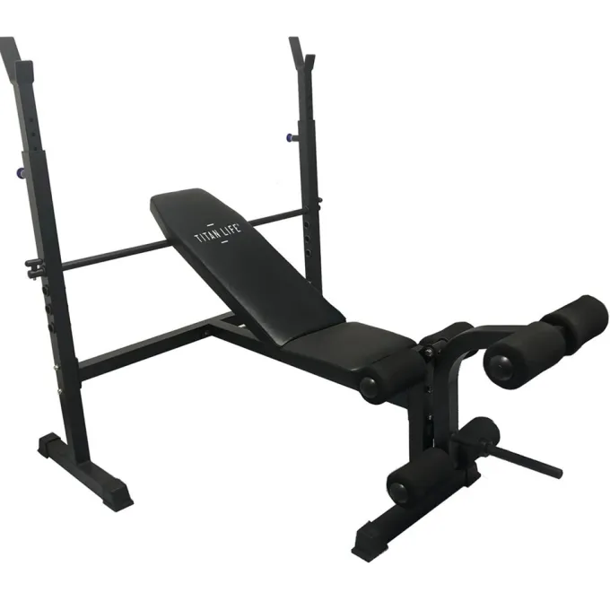 Essential bench ll, Träningsbänk med skivstångsställning