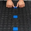 Fitness Tile Connectorkoner Blå Plast, Gymgolv