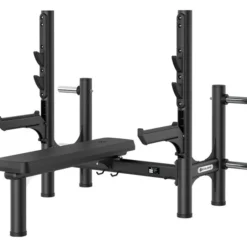 Flat Olympic Bench With Safety Bar, Träningsbänkar