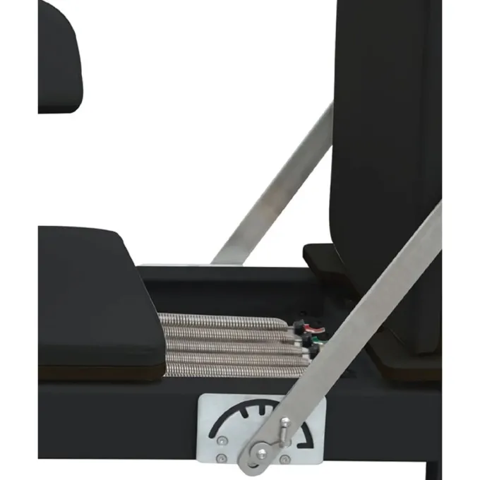 Foldable Aluminum Reformer - Black, Pilates Reformer