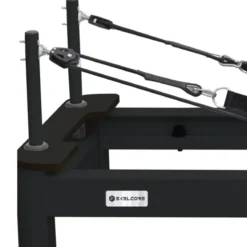 Foldable Aluminum Reformer - Black, Pilates Reformer
