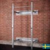 Foldback Squat Stand 2.0 Galvaniserad, Skivstångsställning