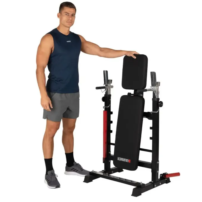 Folding Bench And Barbell Rack Force 4.0, Träningsbänk