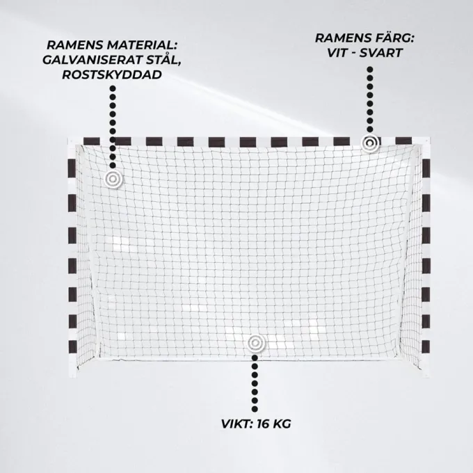 Fotbollsmål Classic 300X200X90Cm