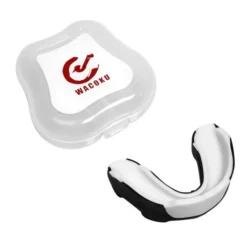 Gum Shield Ergo Sirius Double, Black-Grey, Incl. Storage Box, Tandskydd