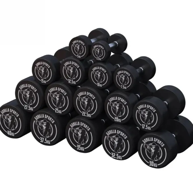Hantlar GS Gummi - 2,5-40 kg