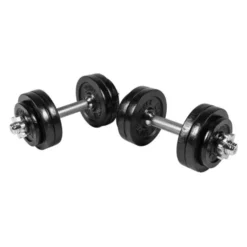 Hantlar IRON Black Gjutjärn - 2x15kg