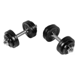 Hantlar IRON Black Gjutjärn - 2x15kg
