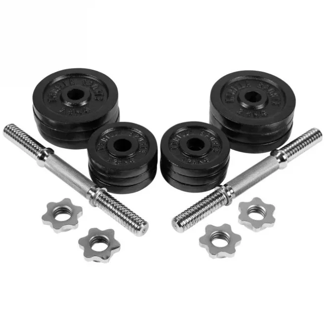Hantlar IRON Black Gjutjärn - 2x15kg