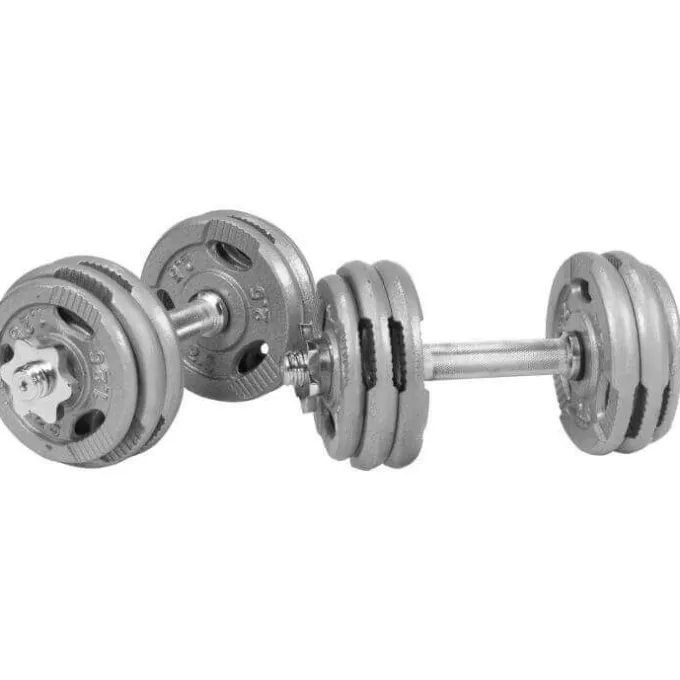 Hantlar TRIGRIP Silver - 2x15kg