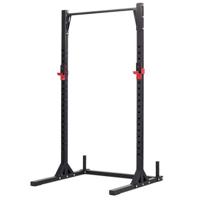 Heavy Duty Squat Stand + Chin Up, Skivstångsställning