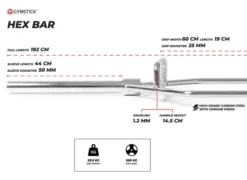 Hex Bar 182 cm (50 mm)