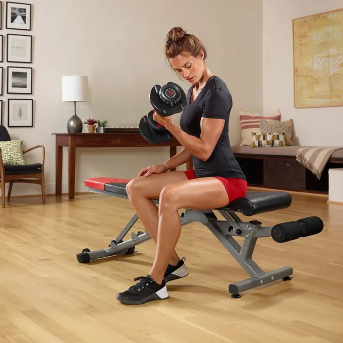522i Selecttech Dumbbell 2-24 kg, (Single), Justerbar hantel
